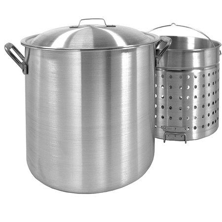 BAKEOFF 160-Qt. Stockpot with Lid and Basket BA49256